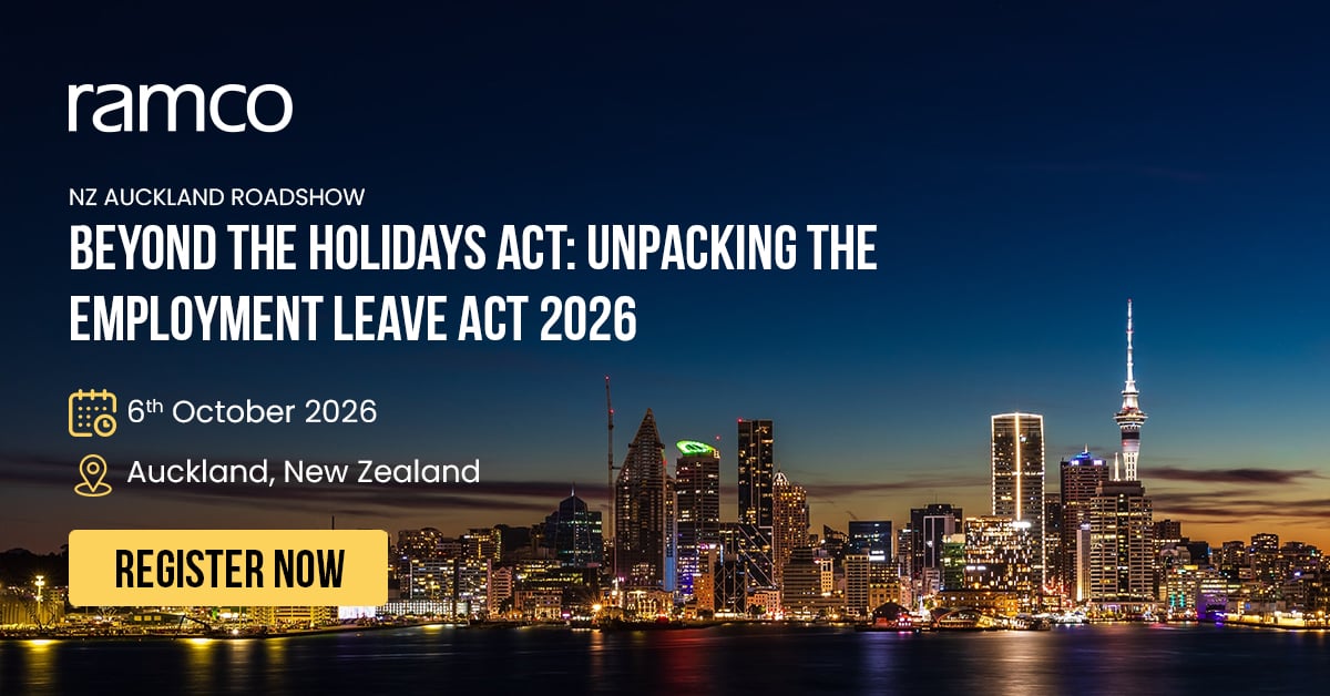 NZ AUCKLAND ROADSHOW: Beyond the Holidays Act: Unpacking the Employment Leave Act 2026